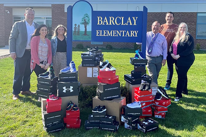 brockport feet forward sneaker donation