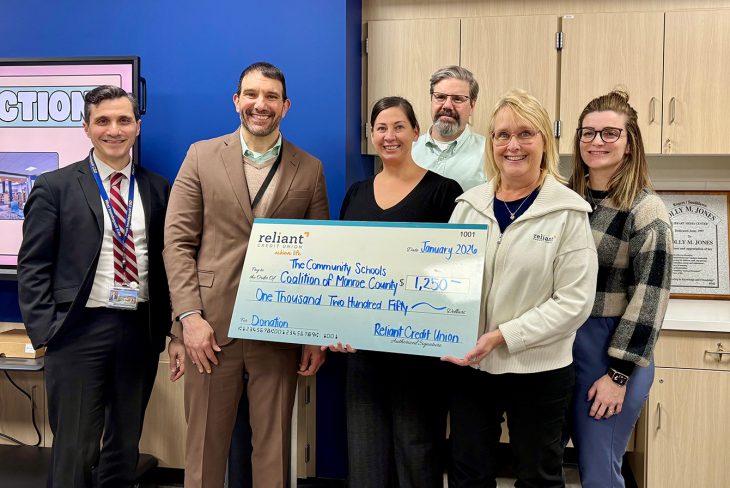 Community Schools Coalition of Monroe County Check Presentation