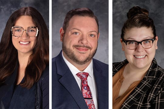 Daryl Snyder, Steve Pane, Allie Ridley headshots