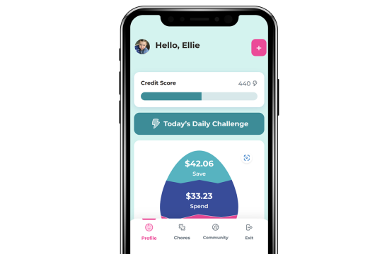 My First Nest Egg app - phone visual