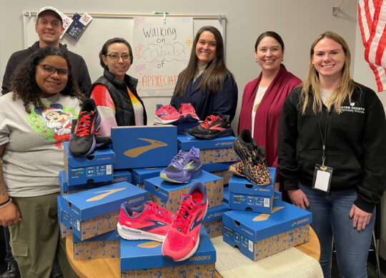 marion feet forward sneaker donation