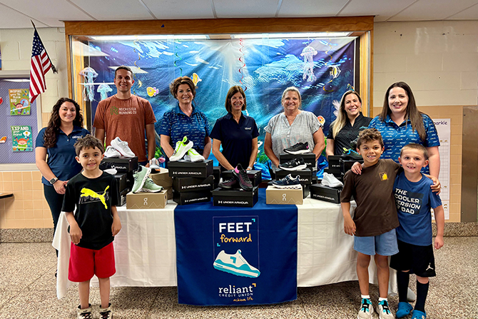 Sodus Feet Forward donation photo