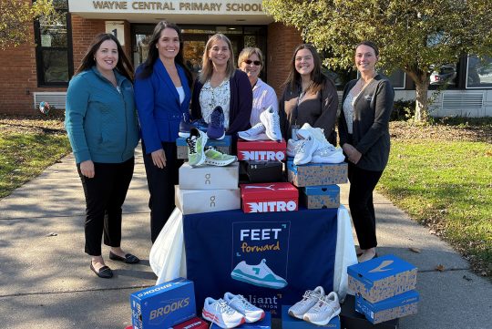 Wayne Feet Forward donation