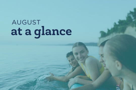 August at a Glance