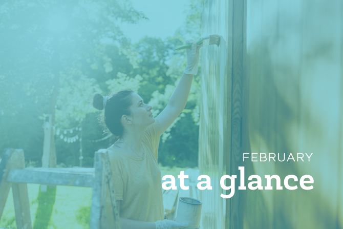 February At a Glance