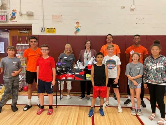 The Future Run the Streets Feet Forward donation picture